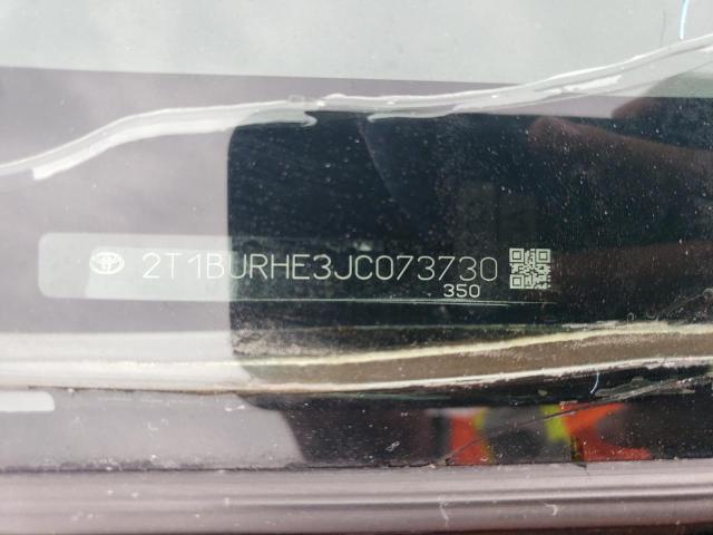 2018 TOYOTA COROLLA L - 2T1BURHE3JC073730