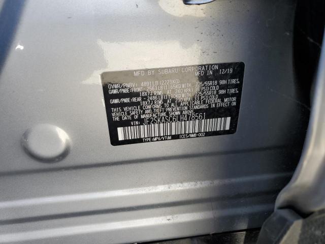 2020 Subaru Forester Limited VIN: JF2SKASC6LH478561 Lot: 50991674