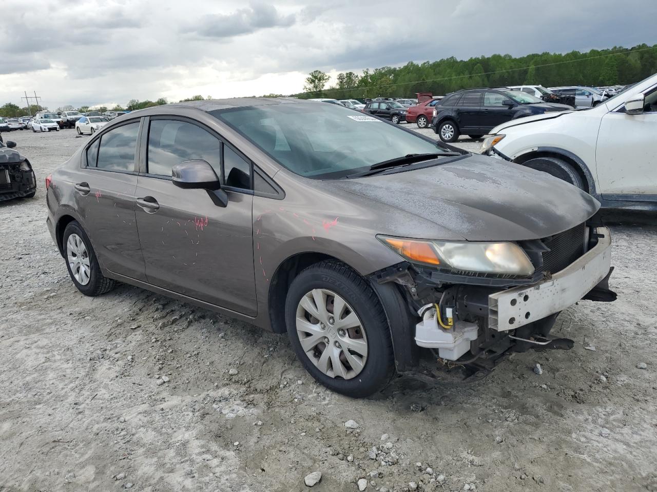 2HGFB2F51CH570061 2012 Honda Civic Lx