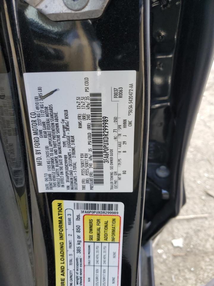 Lot #2489782796 2013 FORD FUSION SE