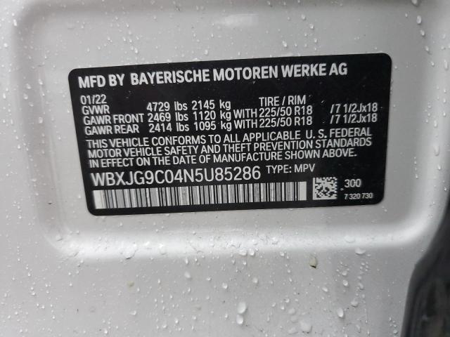 VIN WBXJG9C04N5U85286 2022 BMW X1, Xdrive28I no.13