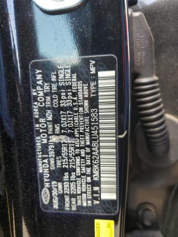 KM8K62AA8LU451583 Hyundai Kona SEL P 12