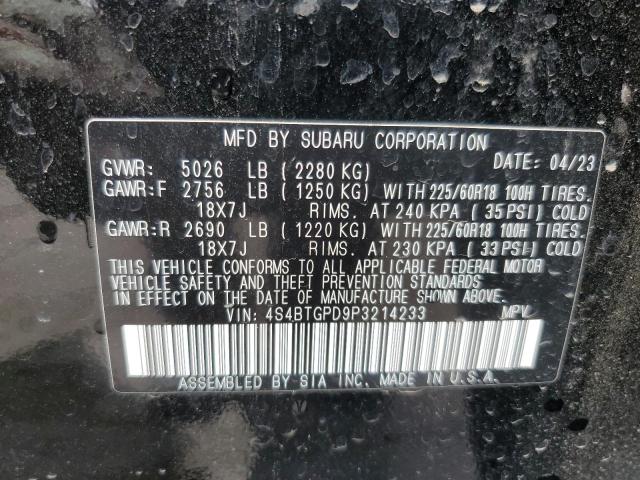 2023 SUBARU OUTBACK TO - 4S4BTGPD9P3214233