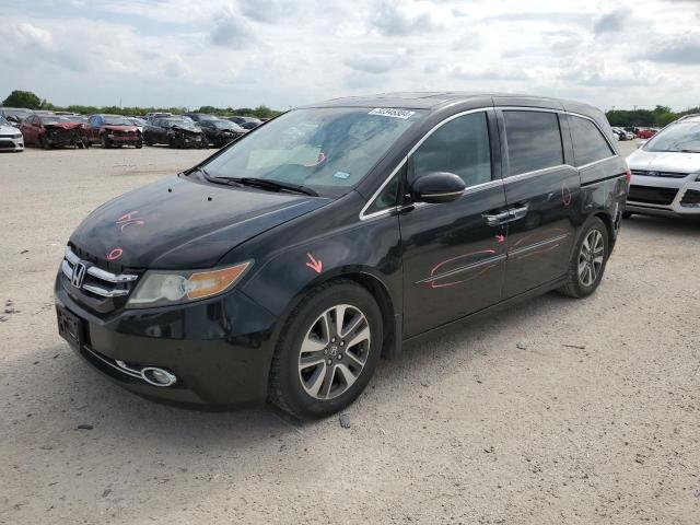 Lot #2501434132 2014 HONDA ODYSSEY TO salvage car