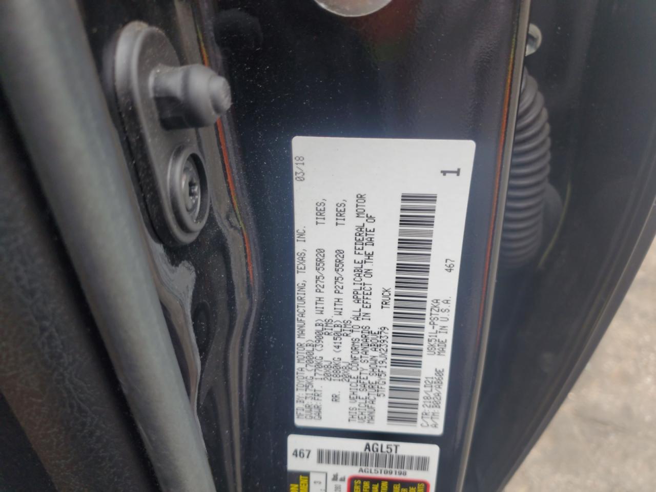 5TFGY5F19JX239379 2018 Toyota Tundra Crewmax 1794