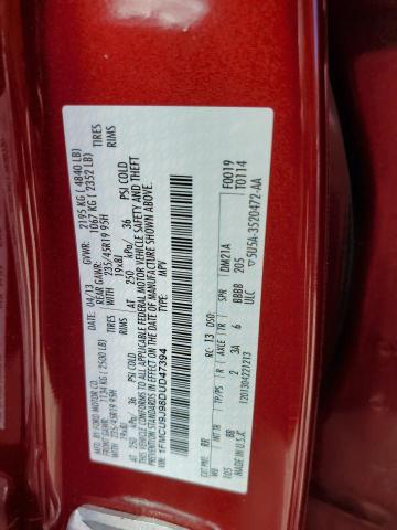 2013 Ford Escape Titanium VIN: 1FMCU9J98DUD47394 Lot: 52350884