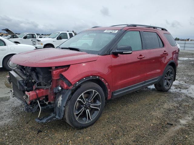 Lot #2524014861 2015 FORD EXPLORER S salvage car