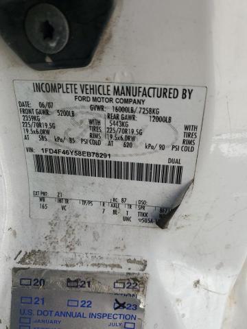 2008 Ford F450 Super Duty VIN: 1FD4F46Y58EB78291 Lot: 48441694