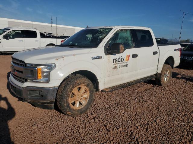 FORD F150 SUPER 2019 white  gas 1FTEW1E54KFB40003 photo #1