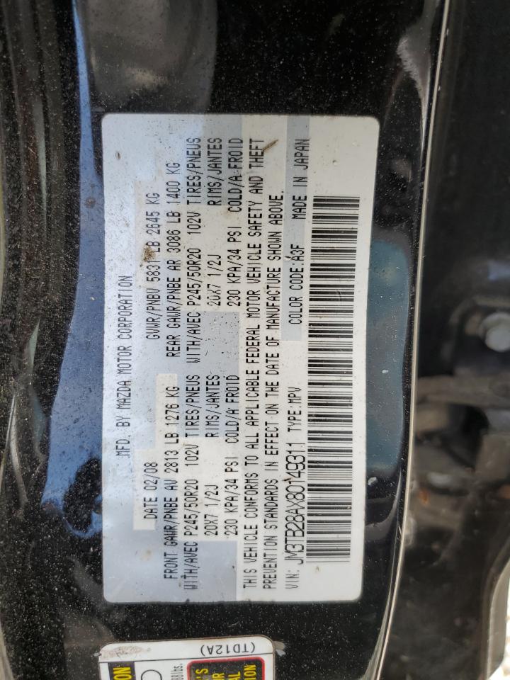 JM3TB28AX80149311 2008 Mazda Cx-9