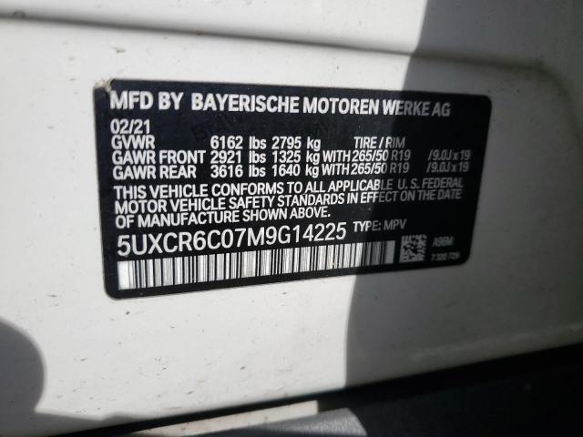 5UXCR6C07M9G14225 BMW X5 XDRIVE4 12