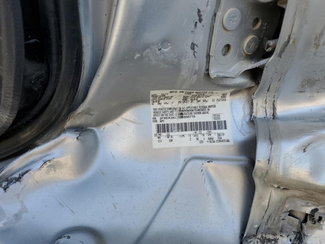 2FMDK3KC0DBB95716 2013 Ford Edge Limited