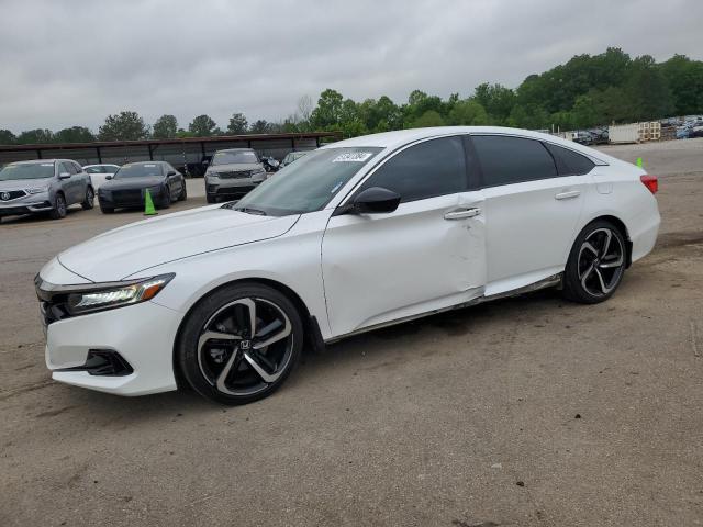 Lot #2542716266 2021 HONDA ACCORD SPO salvage car