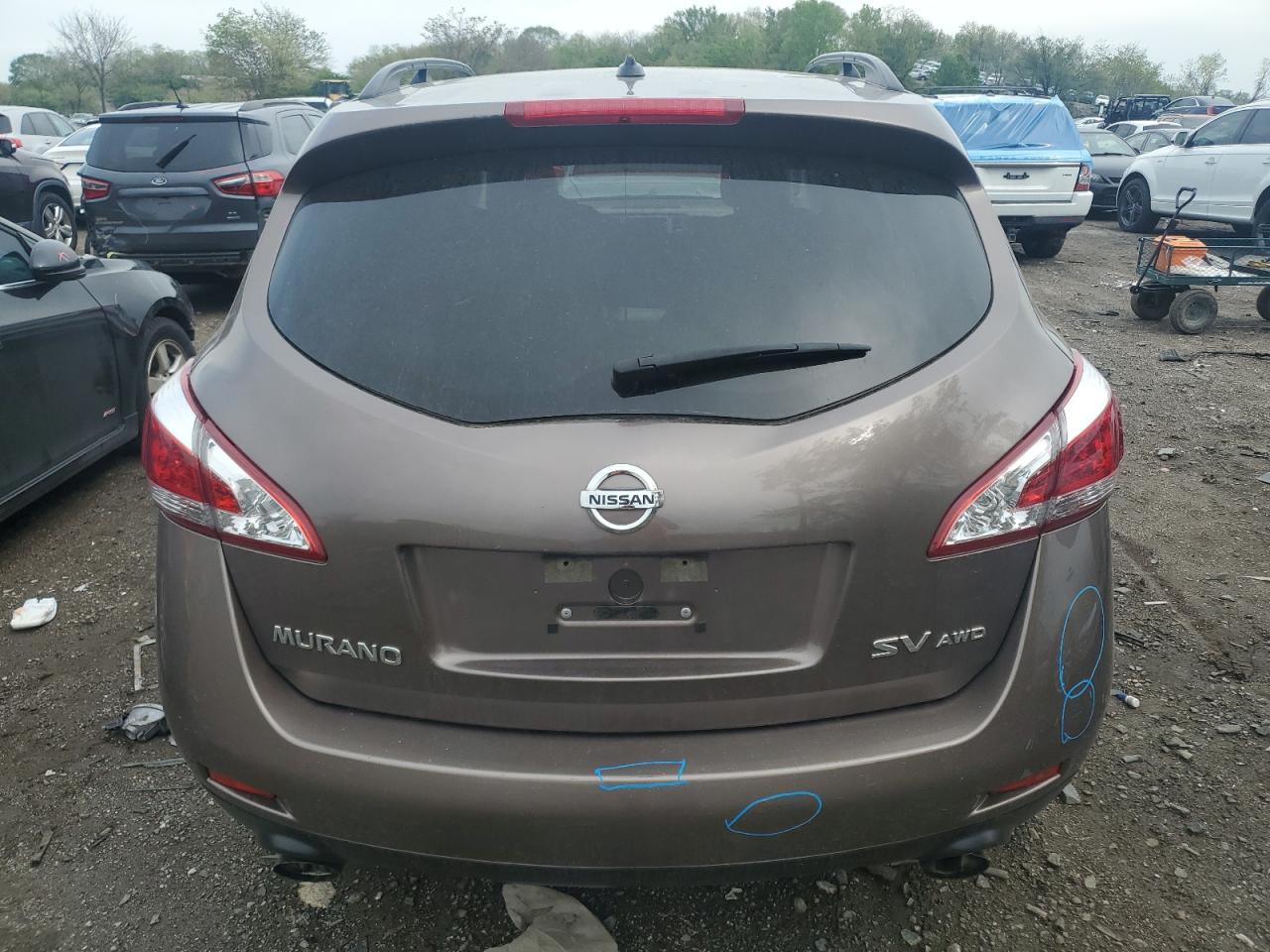 JN8AZ1MW9EW500200 2014 Nissan Murano S