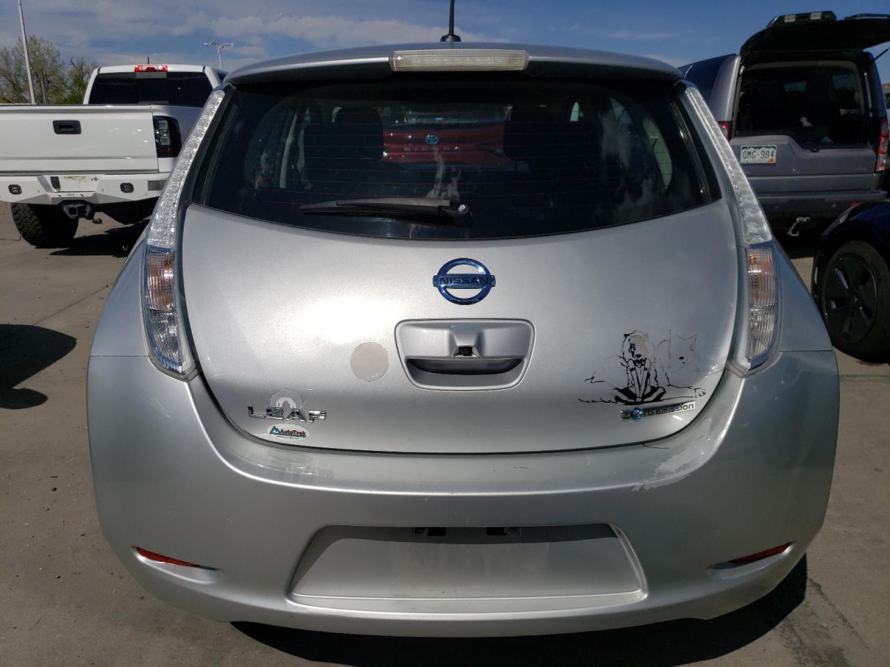 2014 Nissan Leaf S vin: 1N4AZ0CP9EC333120