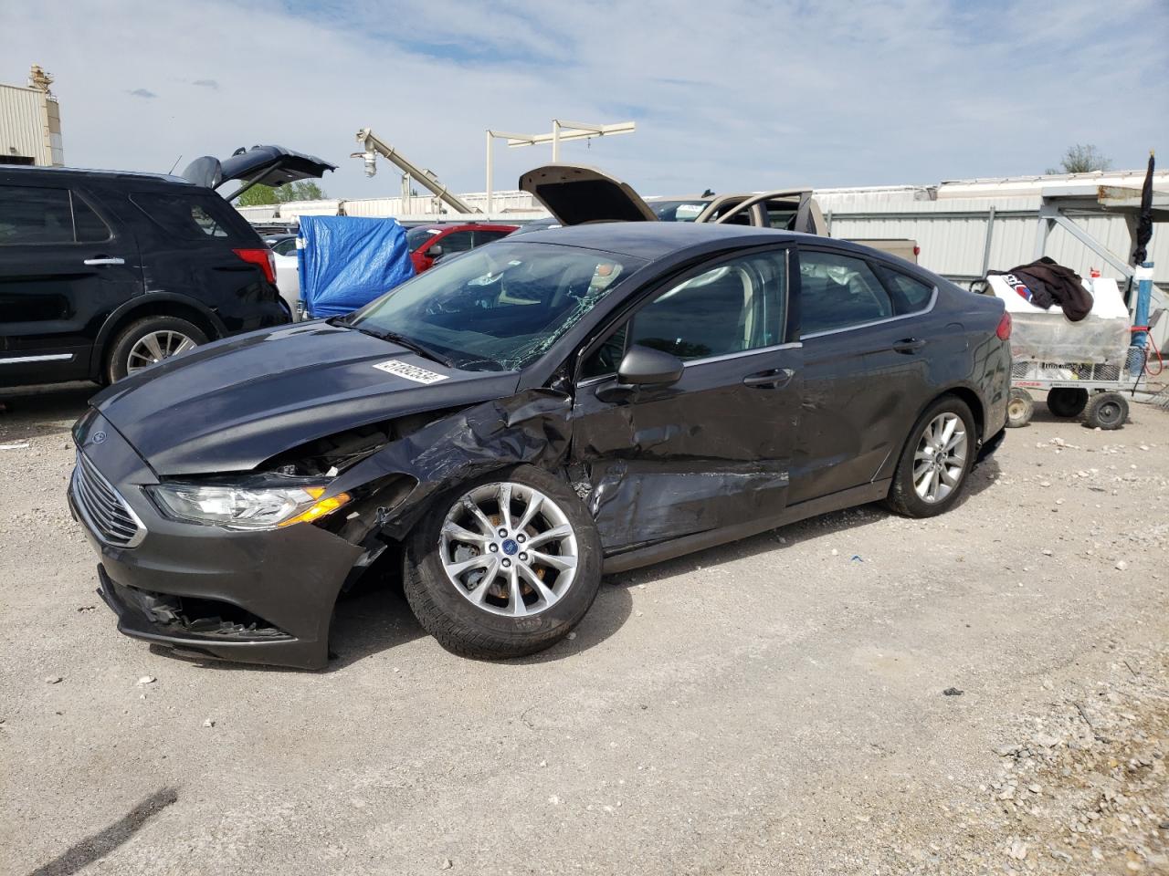 2017 Ford Fusion Se vin: 3FA6P0H73HR259221