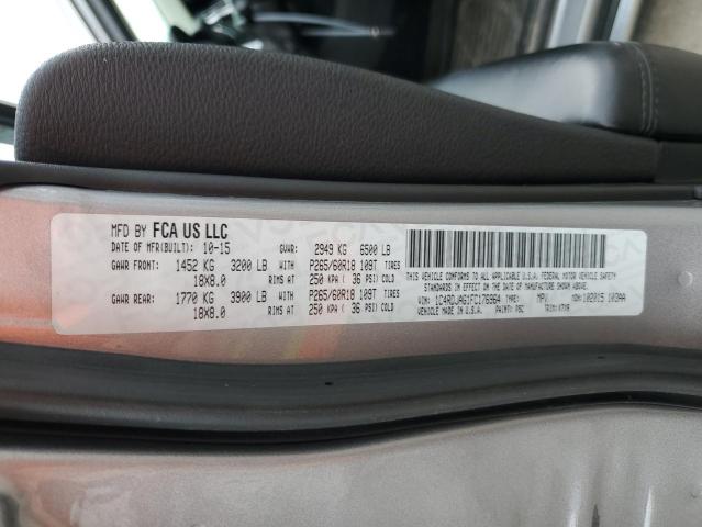 2015 Dodge Durango Sxt VIN: 1C4RDJAG1FC176964 Lot: 50539364