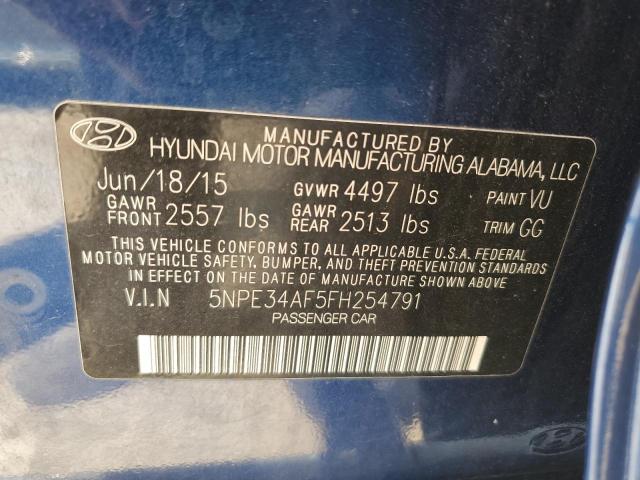 2015 Hyundai Sonata Sport VIN: 5NPE34AF5FH254791 Lot: 51481484