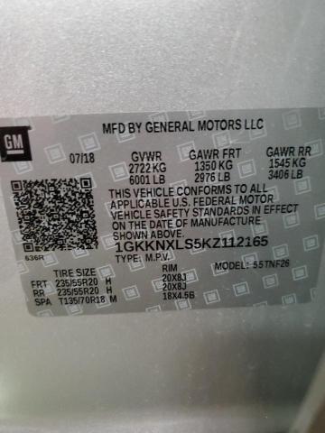 2019 GMC Acadia Denali VIN: 1GKKNXLS5KZ112165 Lot: 51405194