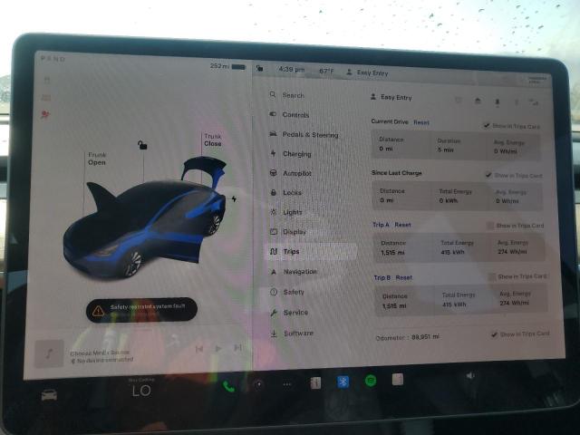 2022 Tesla Model 3 VIN: 5YJ3E1EA7NF190281 Lot: 52972004