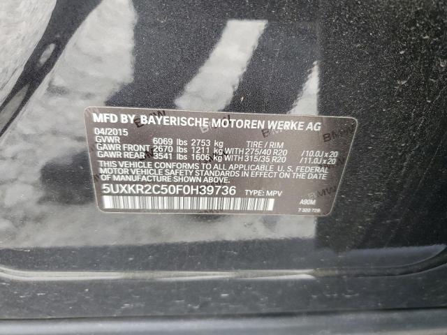 VIN 5UXKR2C50F0H39736 2015 BMW X5, Sdrive35I no.13