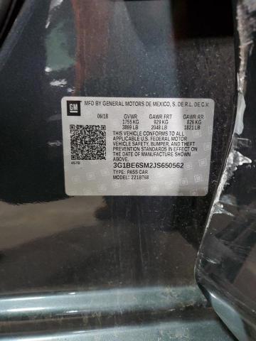 2018 Chevrolet Cruze Lt VIN: 3G1BE6SM2JS650562 Lot: 51668234