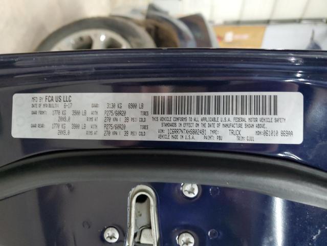 2017 RAM 1500 LARAM - 1C6RR7NTXHS802491