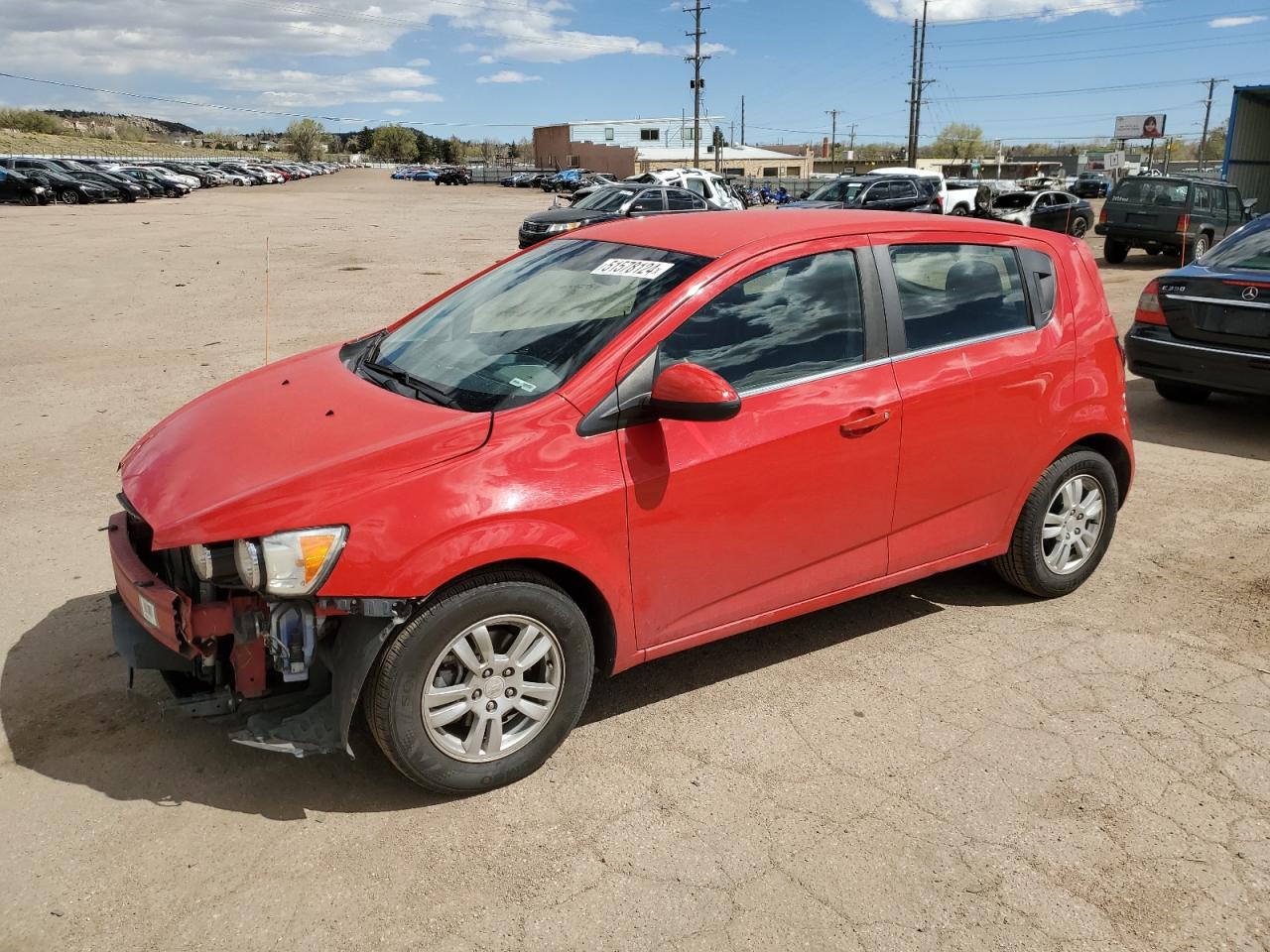 2013 Chevrolet Sonic Lt vin: 1G1JC6SH4D4108078