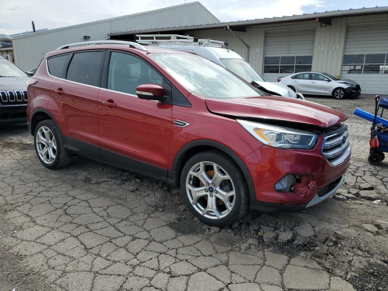 Lot #2509820154 2017 FORD ESCAPE TIT