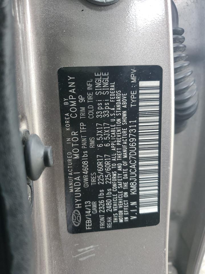 KM8JUCAC7DU697311 2013 Hyundai Tucson Gls