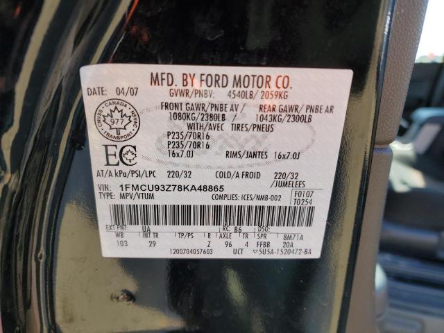 2008 Ford Escape Xlt VIN: 1FMCU93Z78KA48865 Lot: 51457024