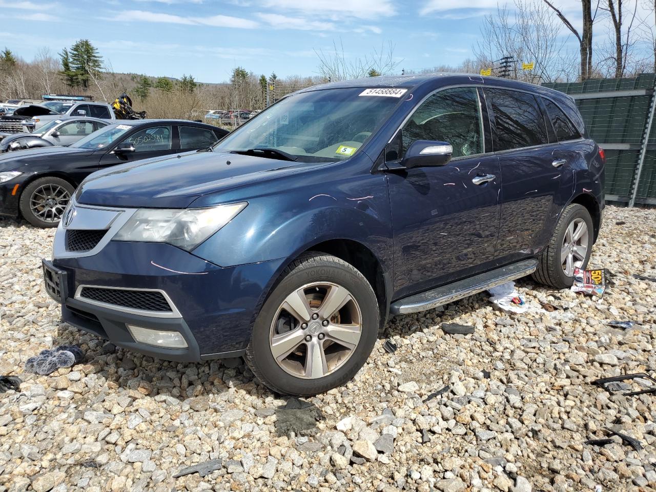 2013 Acura Mdx vin: 2HNYD2H24DH505849