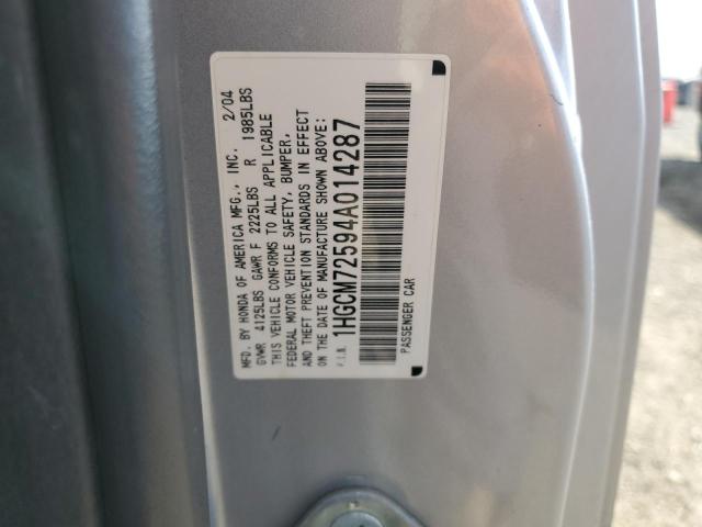 2004 Honda Accord Ex VIN: 1HGCM72594A014287 Lot: 52468234