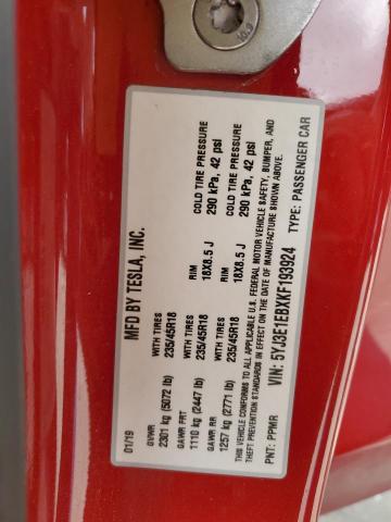 2019 TESLA MODEL 3 - 5YJ3E1EBXKF193924