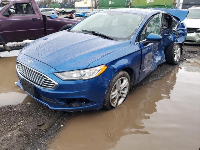 VIN 3FA6P0UU4JR101102 2018 Ford Fusion, S Hybrid no.1