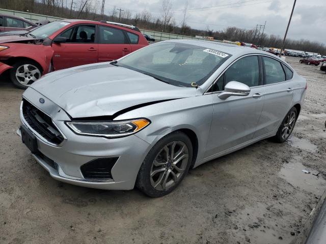 Lot #2472813137 2019 FORD FUSION SEL salvage car