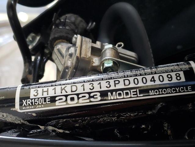 2023 HONDA XR150L E 3H1KD1313PD004098
