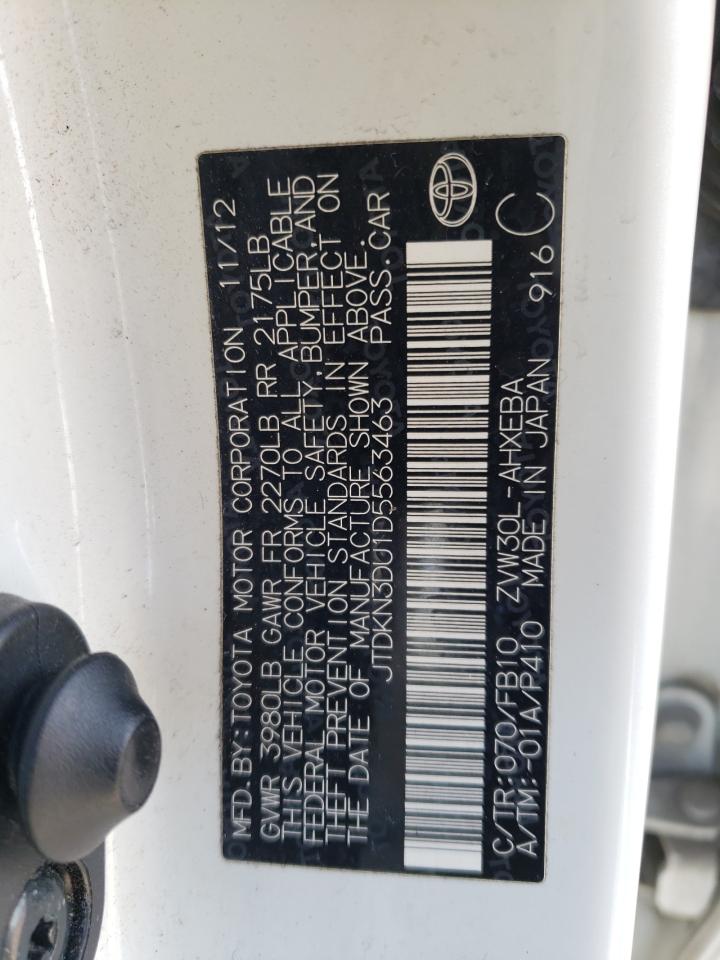 JTDKN3DU1D5563463 2013 Toyota Prius