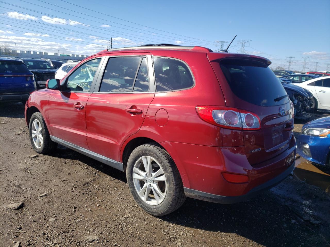 5XYZH4AG3BG074691 2011 Hyundai Santa Fe Se