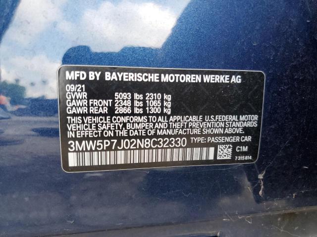 2022 BMW 330E - 3MW5P7J02N8C32330