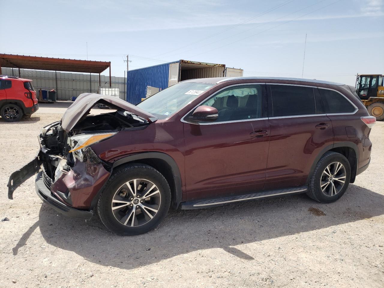 2016 Toyota Highlander Xle vin: 5TDKKRFH8GS156329