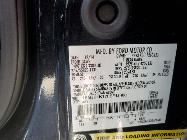 2015 Ford Expedition Limited VIN: 1FMJU1KT7FEF18460 Lot: 49241274