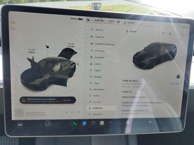 2021 Tesla Model Y VIN: 5YJYGDEE5MF283593 Lot: 52321734