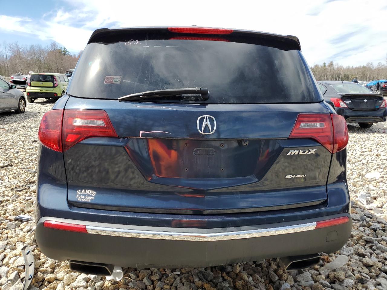 2013 Acura Mdx vin: 2HNYD2H24DH505849