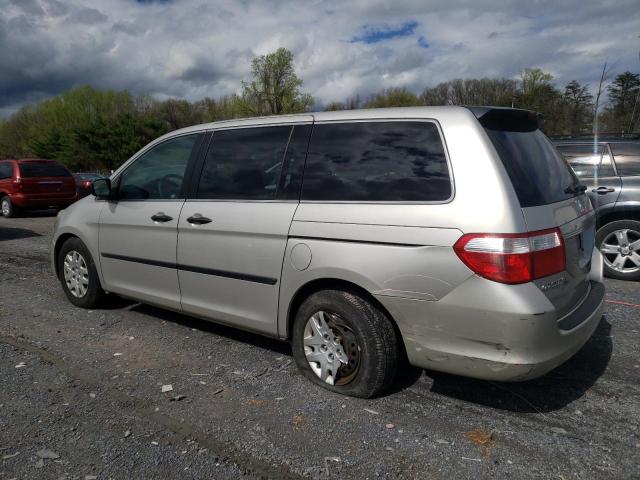 2007 Honda Odyssey Lx VIN: 5FNRL38237B030210 Lot: 50853084