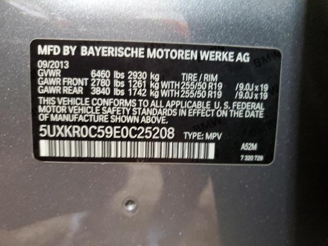 VIN 5UXKR0C59E0C25208 2014 BMW X5, Xdrive35I no.12