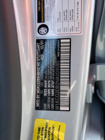 2022 MERCEDES-BENZ EQS SEDAN - W1KCG2DB2NA009080