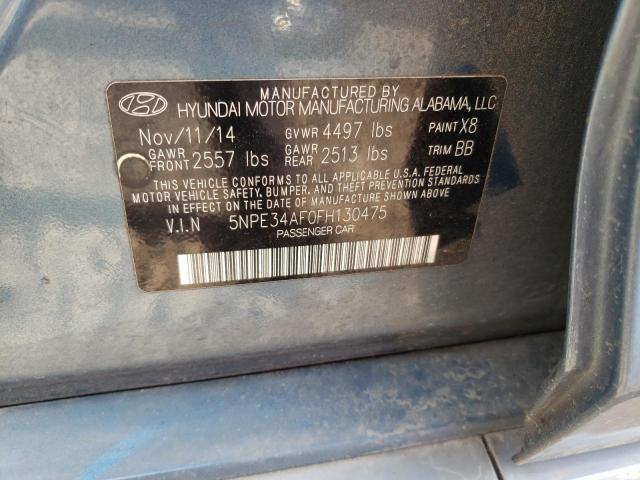 5NPE34AF0FH130475 2015 HYUNDAI SONATA - Image 12