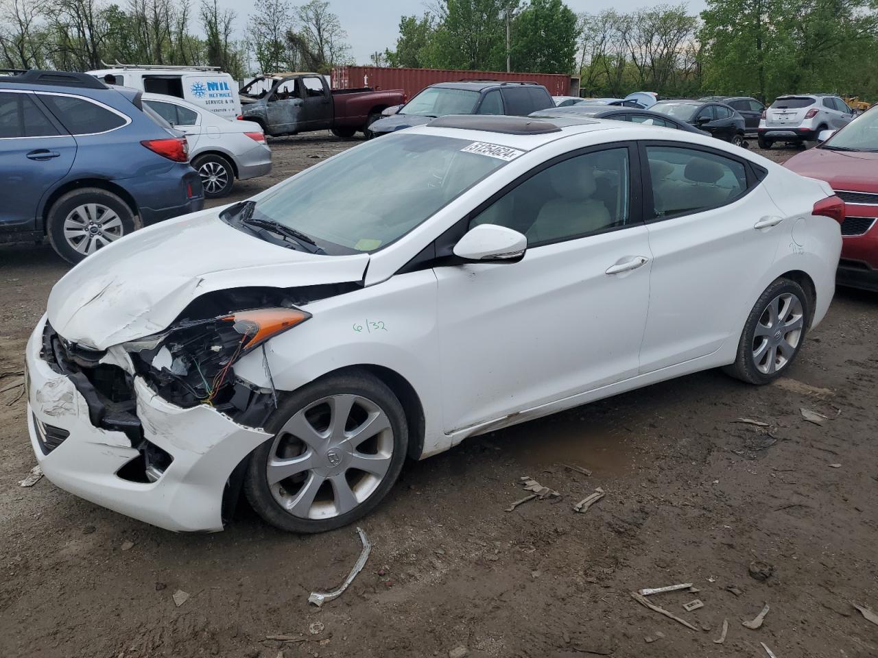 5NPDH4AE3DH387356 2013 Hyundai Elantra Gls