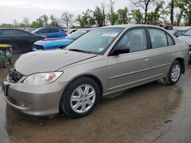 2004 Honda Civic Lx VIN: 2HGES16674H517607 Lot: 52166974